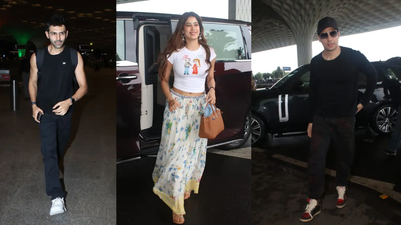 Spotted in the city: Janhvi Kapoor, Sidharth Malhotra, Kartik Aaryan and others