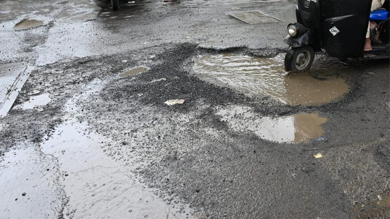 Potholes are more common during the monsoon due to excessive moisture