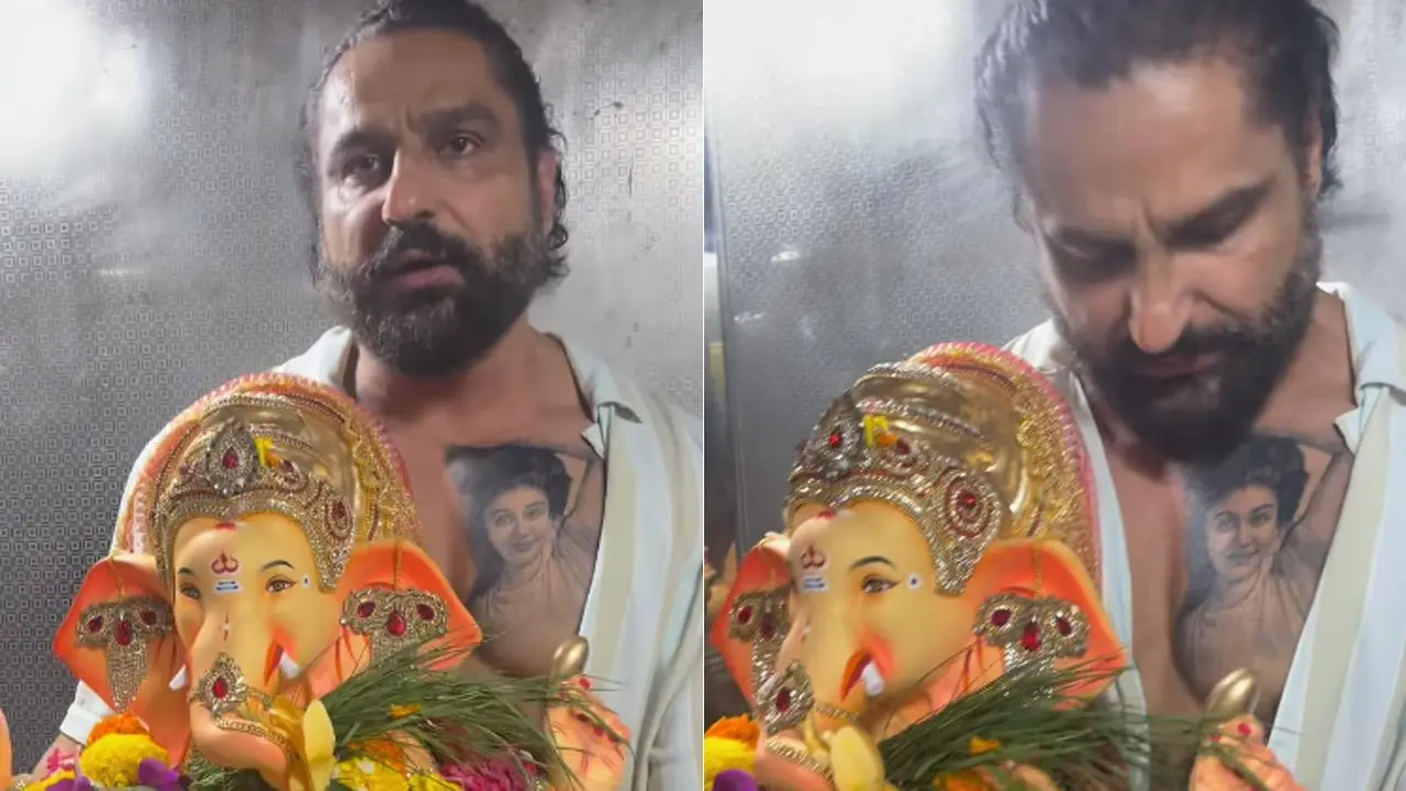 Parag Tyagi fulfils Shefali Jariwala’s wish by celebrating Ganesh Chaturthi