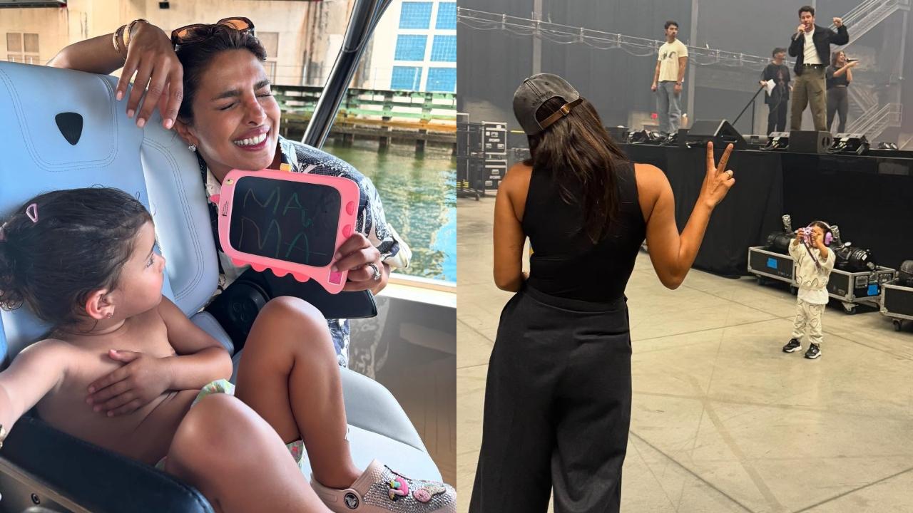 Priyanka Chopra gives a peek into sweet family time with Malti and Nick Jonas