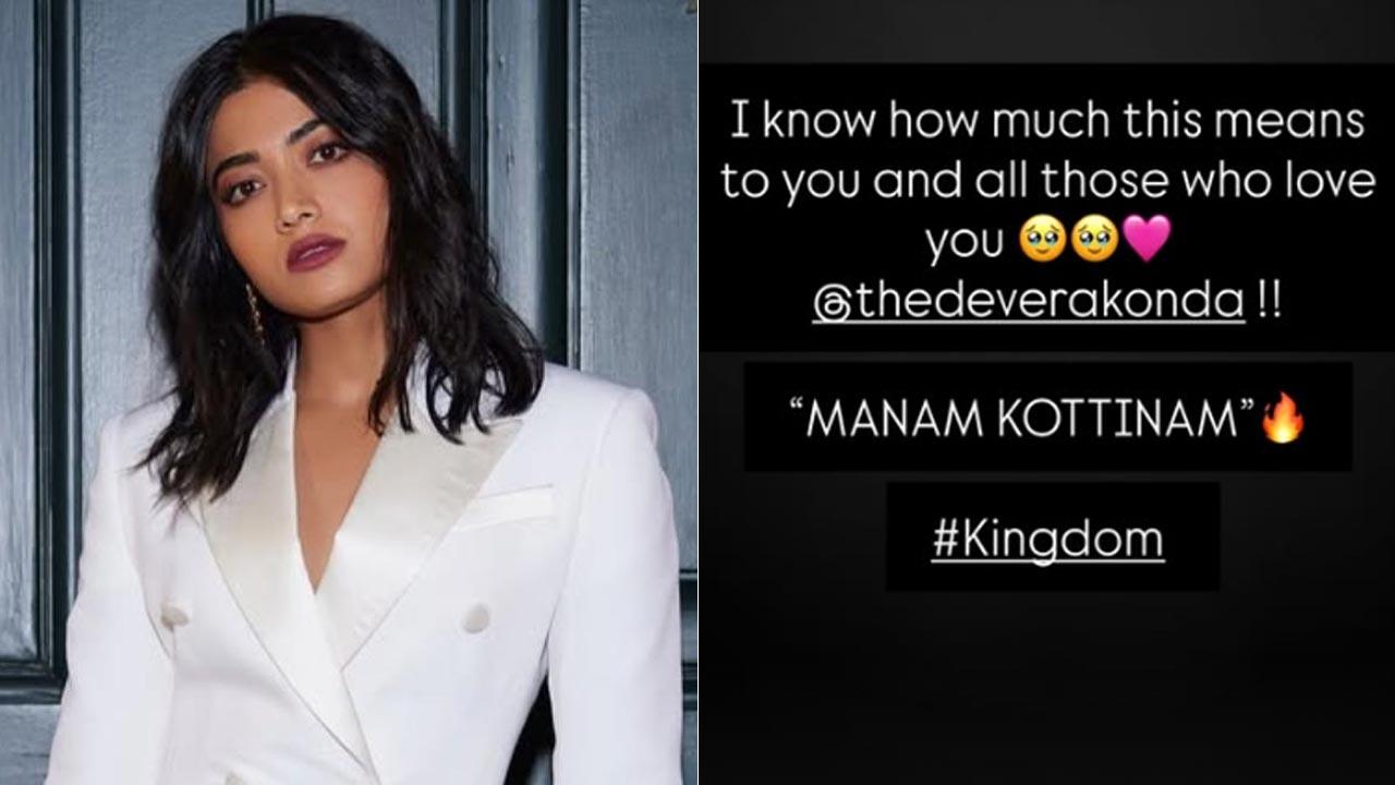 Rashmika Mandanna praises rumoured boyfriend Vijay Deverakonda on he release of Kingdom: 'I know how much this means to you'