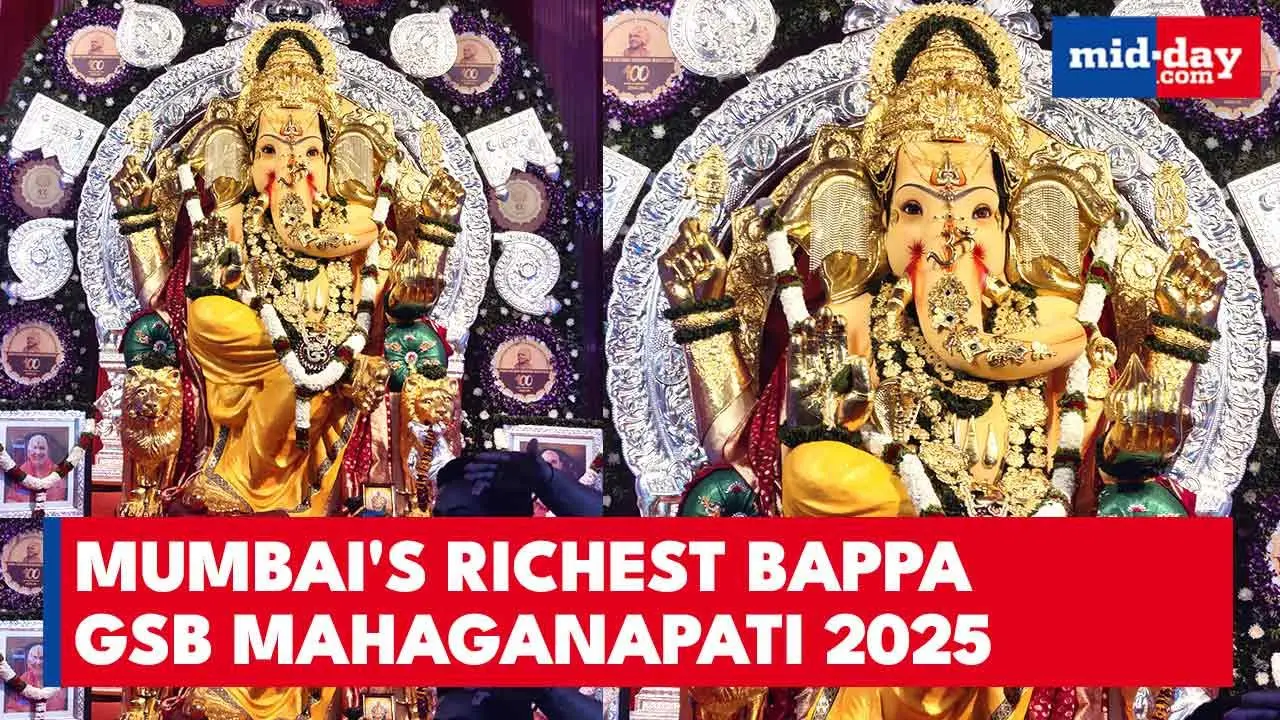 Ganesh Chaturthi 2025: First Look of GSB Mahaganpati 2025 | Know All Details