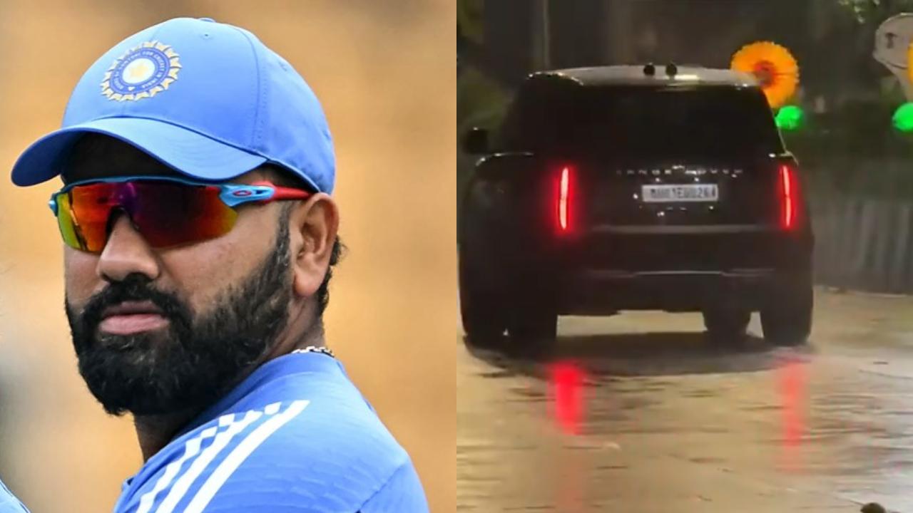 Rohit Sharma cruises through Mumbai rains in style: WATCH VIDEO