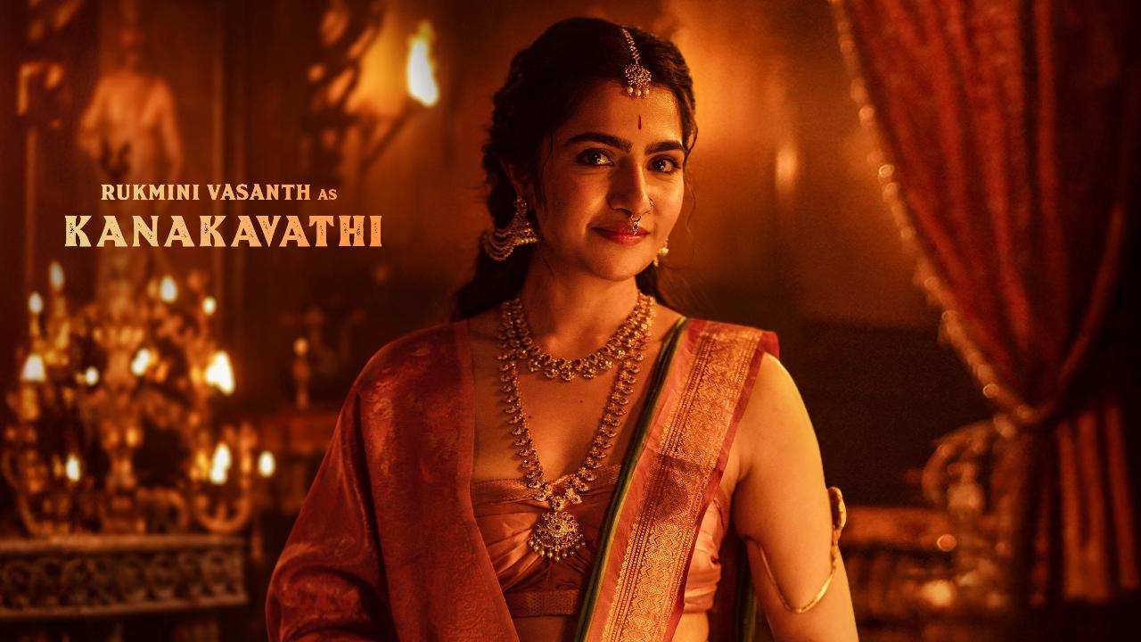 Kantara Chapter 1: Rukmini Vasanth's look as Kanakavathi unveiled