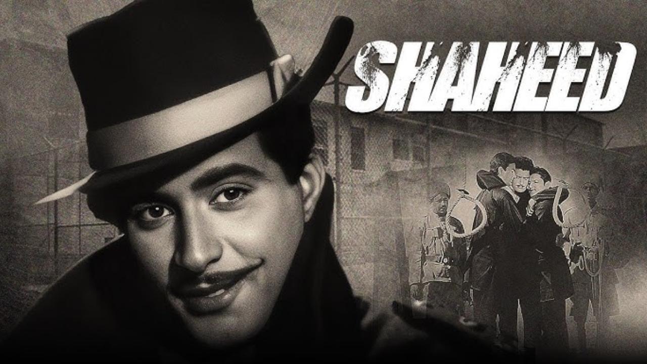 Shaheed (1965)
This movie from 1965 is set during the Indian independence movement, and tells the story of Bhagat Singh, a young charismatic socialist, who fights against British rule. He sacrifices his life to become a legendary revolutionary.
