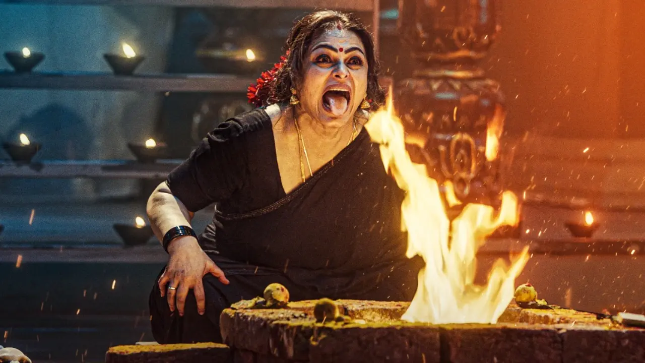 Shilpa Shirodkar`s first look as Shobha in Jatadhara unveiled