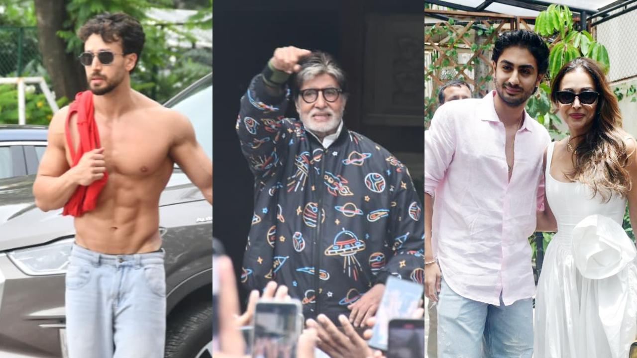 Spotted in the city: Tiger Shroff, Amitabh Bachchan, Malaika Arora and others