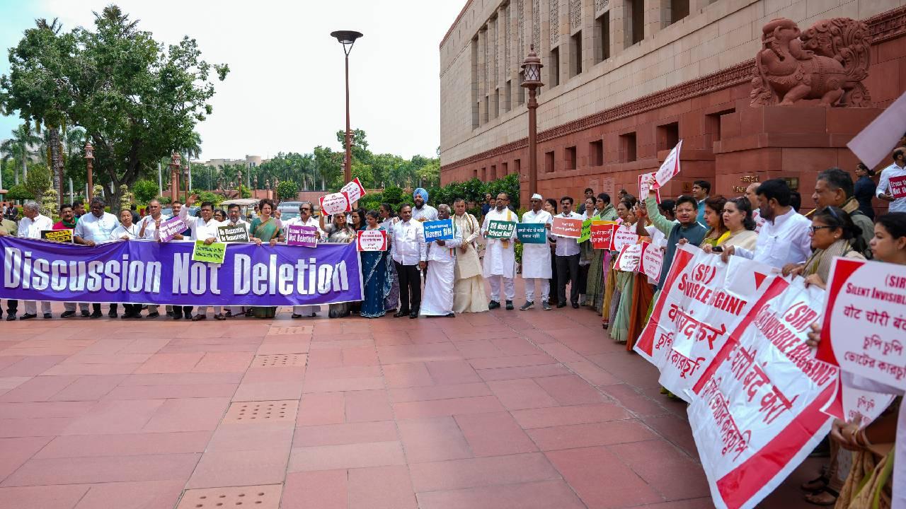 LS adjourned till 12 noon as opposition protests over SIR in Bihar intensify