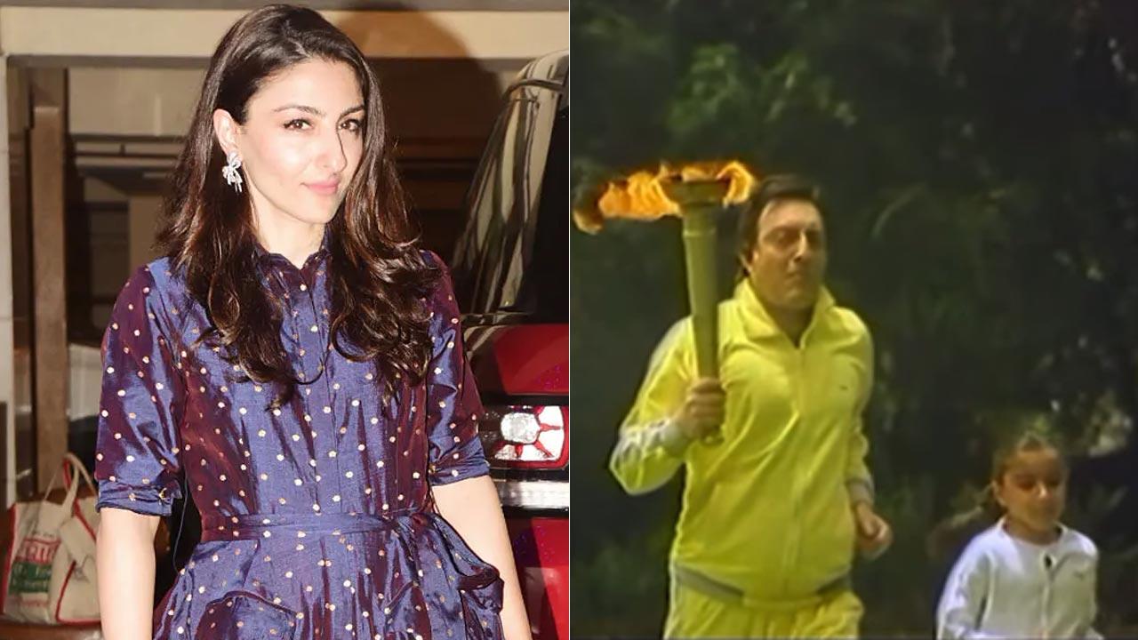 Soha recalls mistaking her father’s Olympic torch run in 1987 for an 'usual jog'
