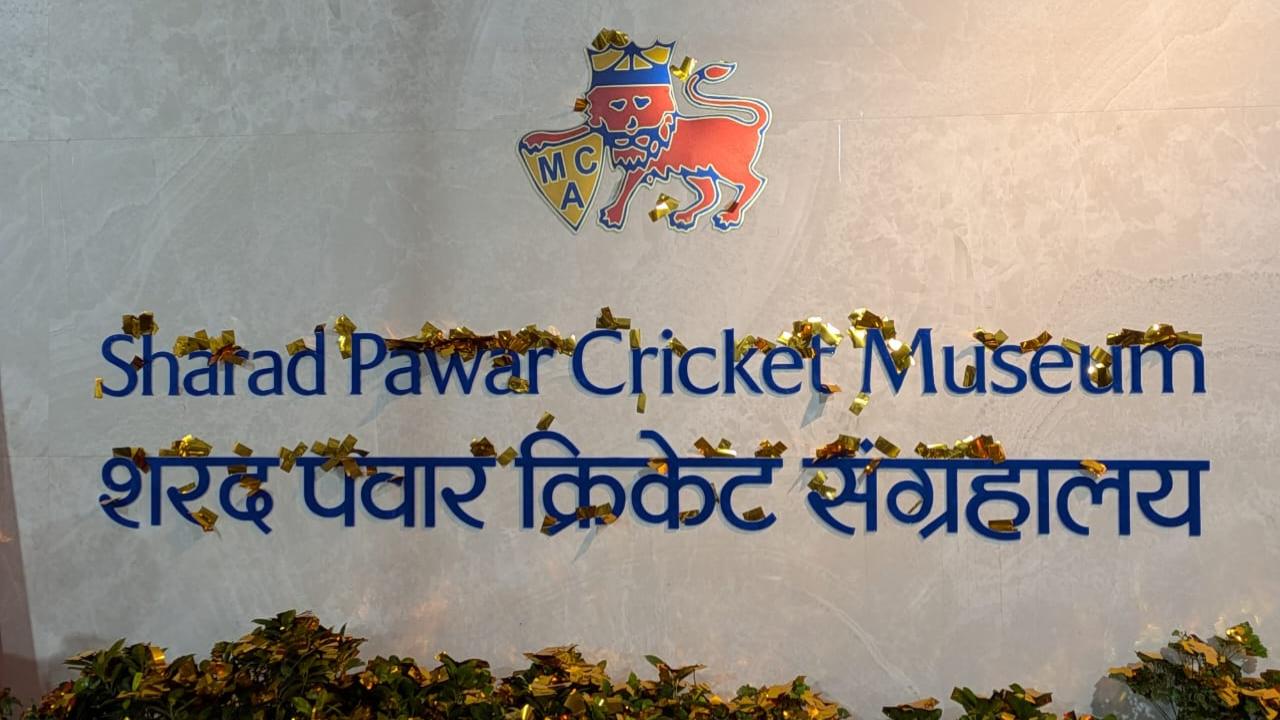 The Mumbai Cricket Association (MCA) on Saturday inaugurated the newly constructed Sharad Pawar Cricket Stadium on the premises of historic Wankhede Stadium in Mumbai