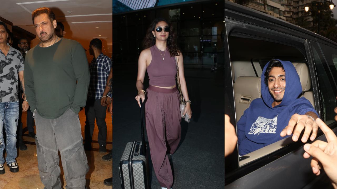 Spotted in the city: Salman Khan, Keerti Suresh, Ahaan Panday and more