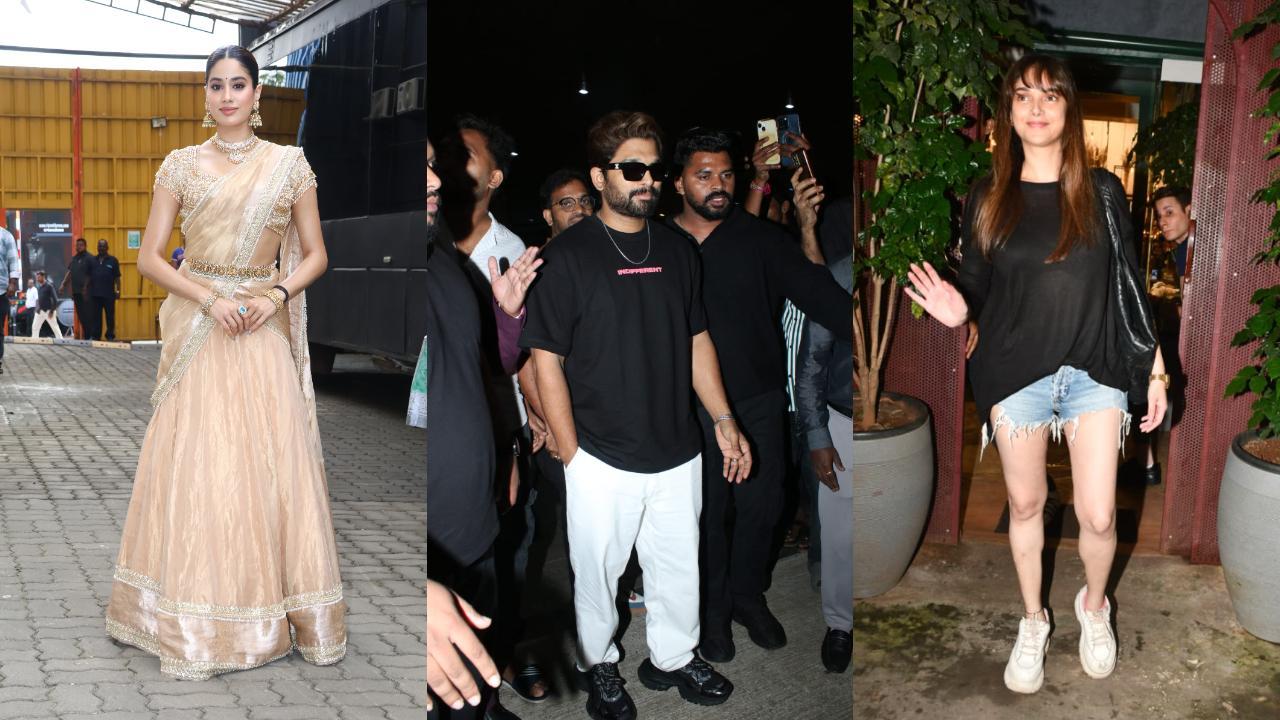 Spotted in the city: Janhvi Kapoor, Allu Arjun and more