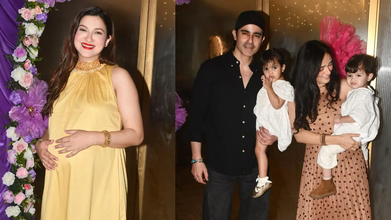 Spotted in the city: Gauahar Khan’s baby shower attended by family and friends