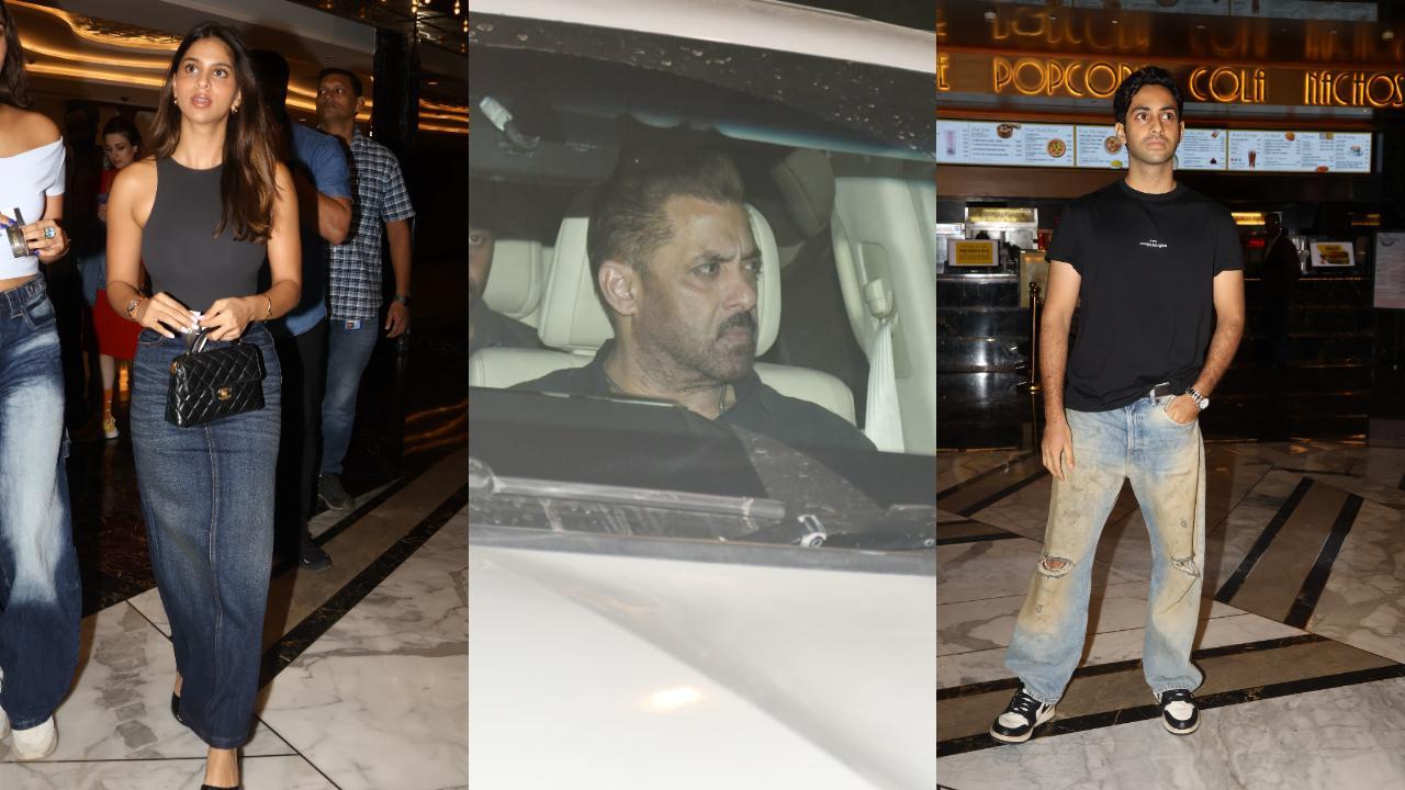 Spotted in the city: Salman Khan, Suhana Khan, Agastya Nanda and more