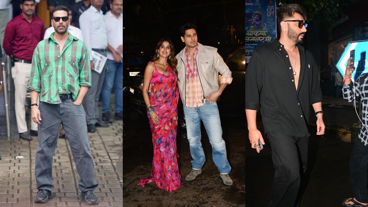 Spotted in the city: Janhvi Kapoor, Sidharth Malhotra, Arjun Kapoor and more