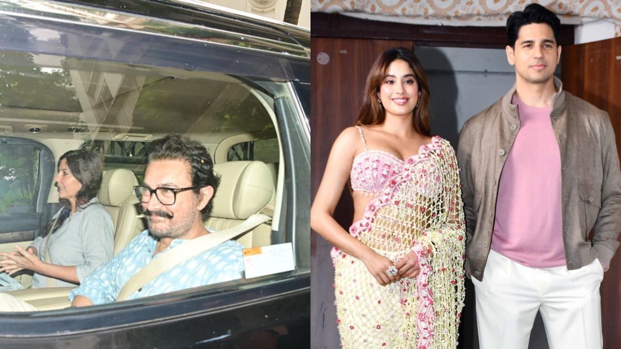 Spotted in the city: Aamir Khan, Janhvi Kapoor, Sidharth Malhotra and others