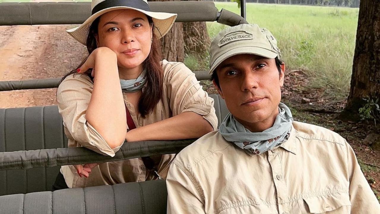 On Randeep Hooda`s birthday, Lin Laishram showers love on him with rare moments