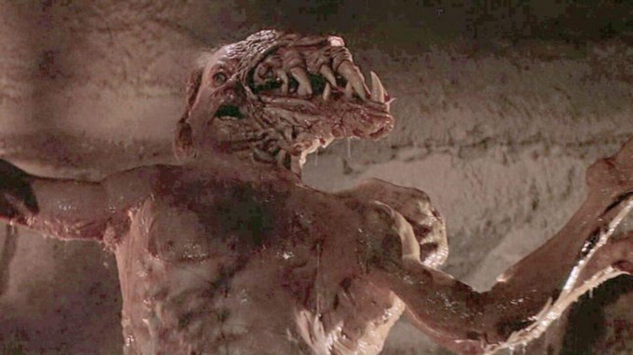 The Thing
The Thing is a chilling sci-fi horror set in Antarctica. A shapeshifting alien infiltrates a research station as paranoia spreads since no one knows who has been taken over.