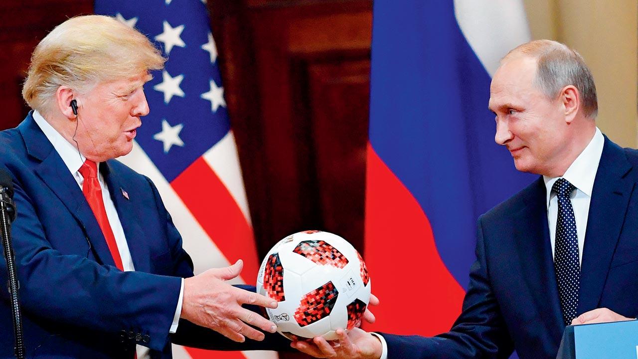 US President Donald Trump to meet Vladimir Putin in coming days, says Kremlin