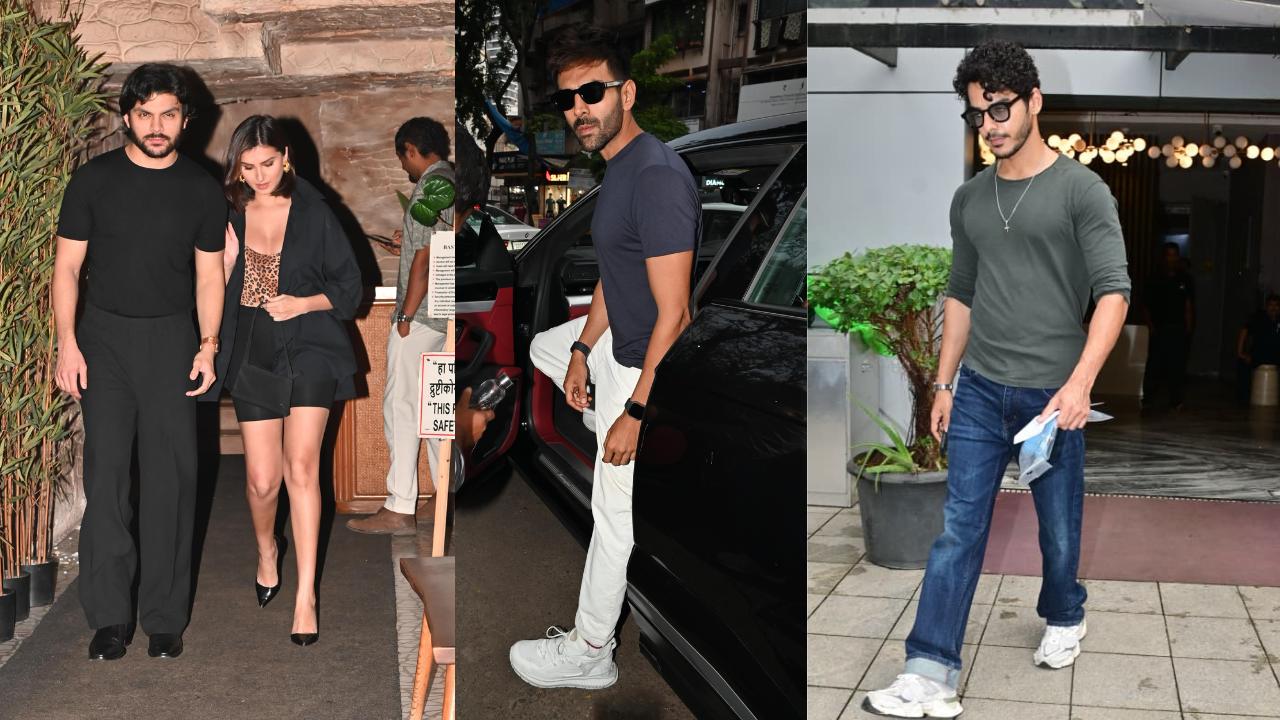 Spotted in the city: Veer Pahariya, Tara Sutaria to Kartik Aaryan and others