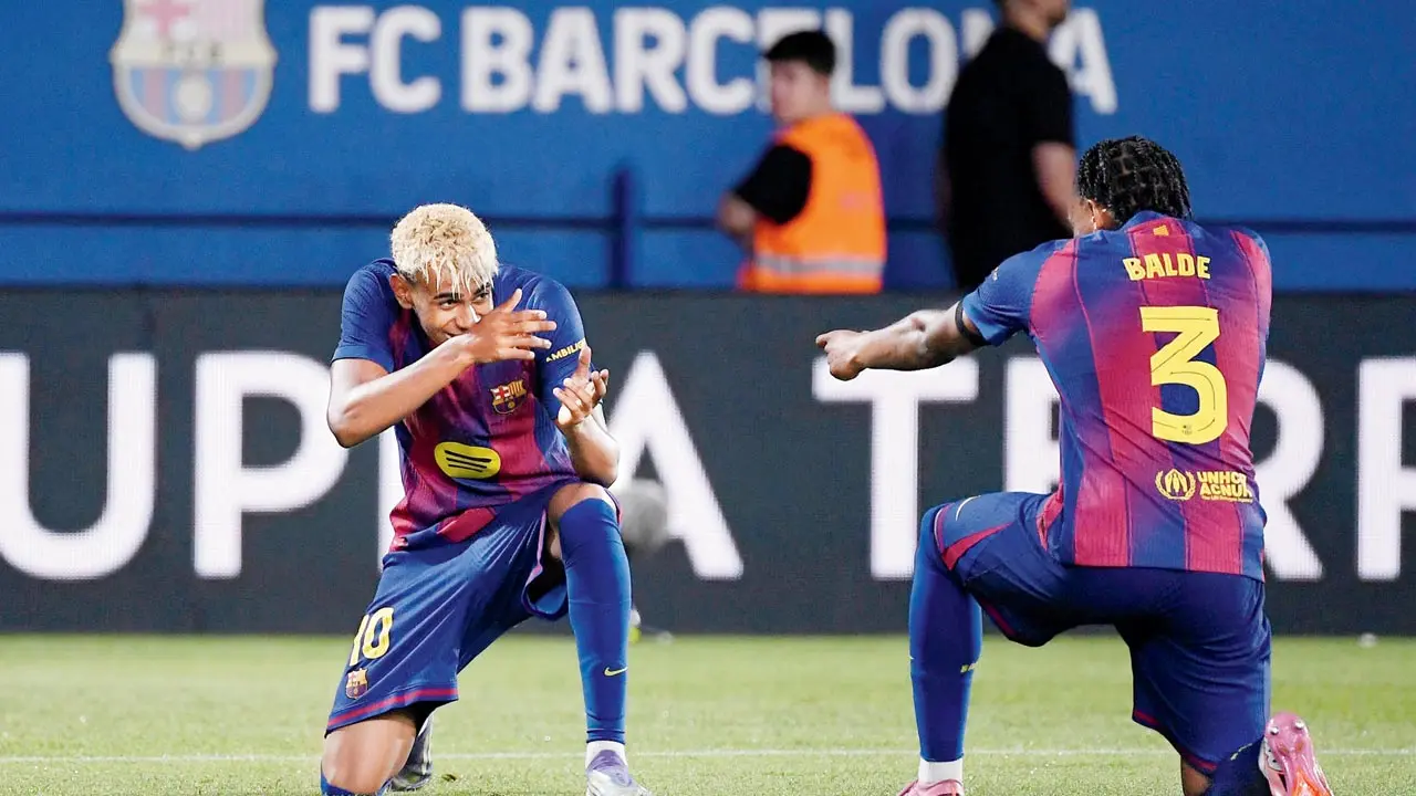Yamal, Lopez score twice as Barcelona thrash Como 5-0