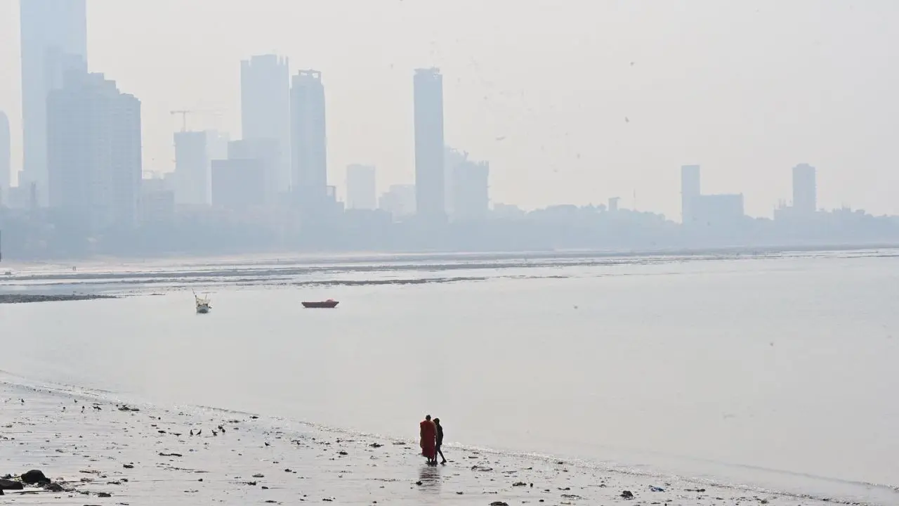 IN PHOTOS: Thick layer of smog grips Mumbai as AQI reaches to 138