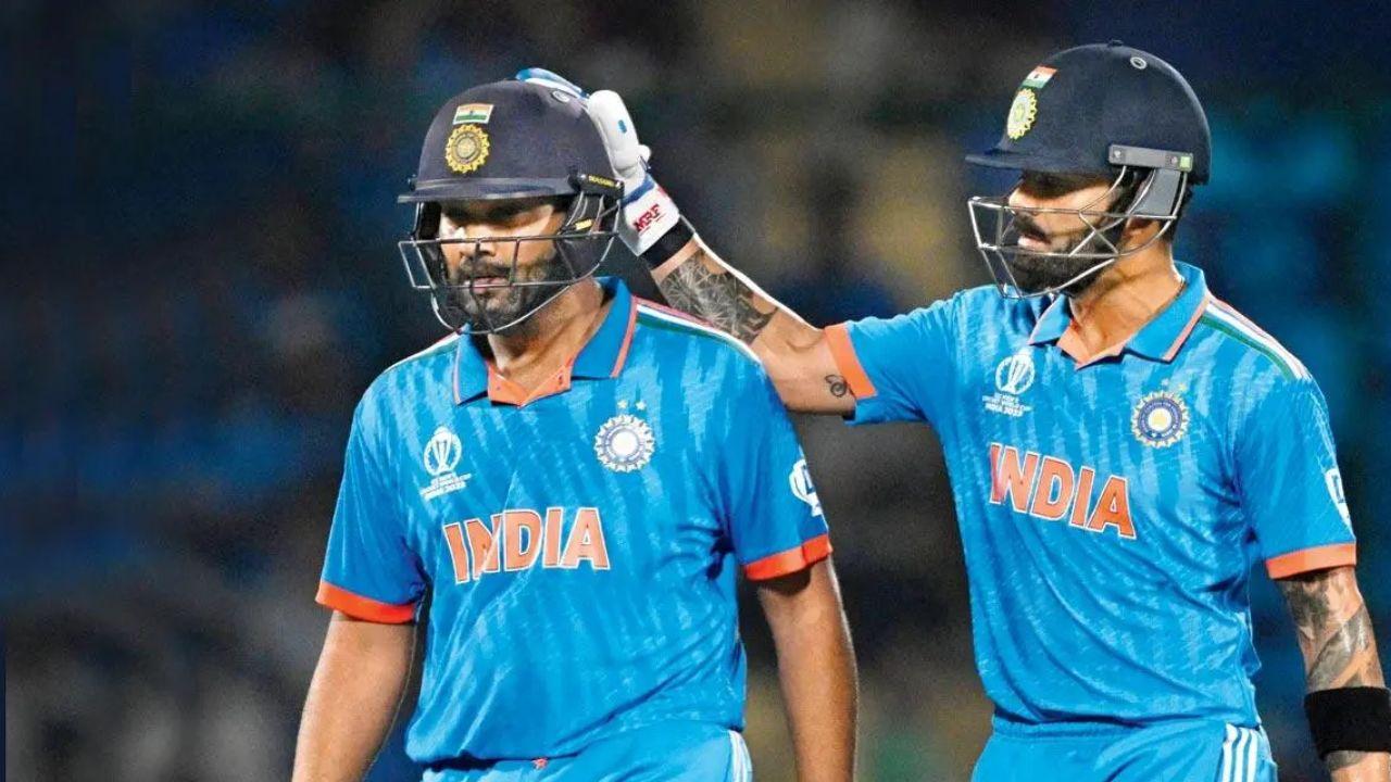 <p>Every time batting legends Rohit Sharma and Virat Kohli appeared together in ODIs, social media erupted with RO-KO posts. The phrase became shorthand for the inevitable dominance of the two star Indian batsmen. FILE PIC<br /><!--EndFragment --></p> <p>Every time batting legends Rohit Sharma and Virat Kohli appeared together in ODIs, social media erupted with RO-KO posts. The phrase became shorthand for the inevitable dominance of the two star Indian batsmen. FILE PIC<br /><!--EndFragment --></p>