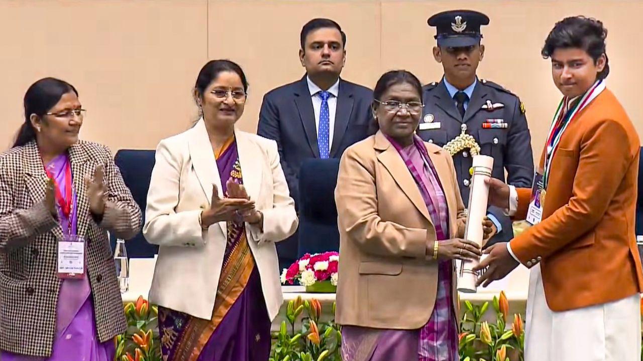 Vaibhav Suryavanshi felicitated with 'Pradhan Mantri Rashtriya Bal Puraskar'