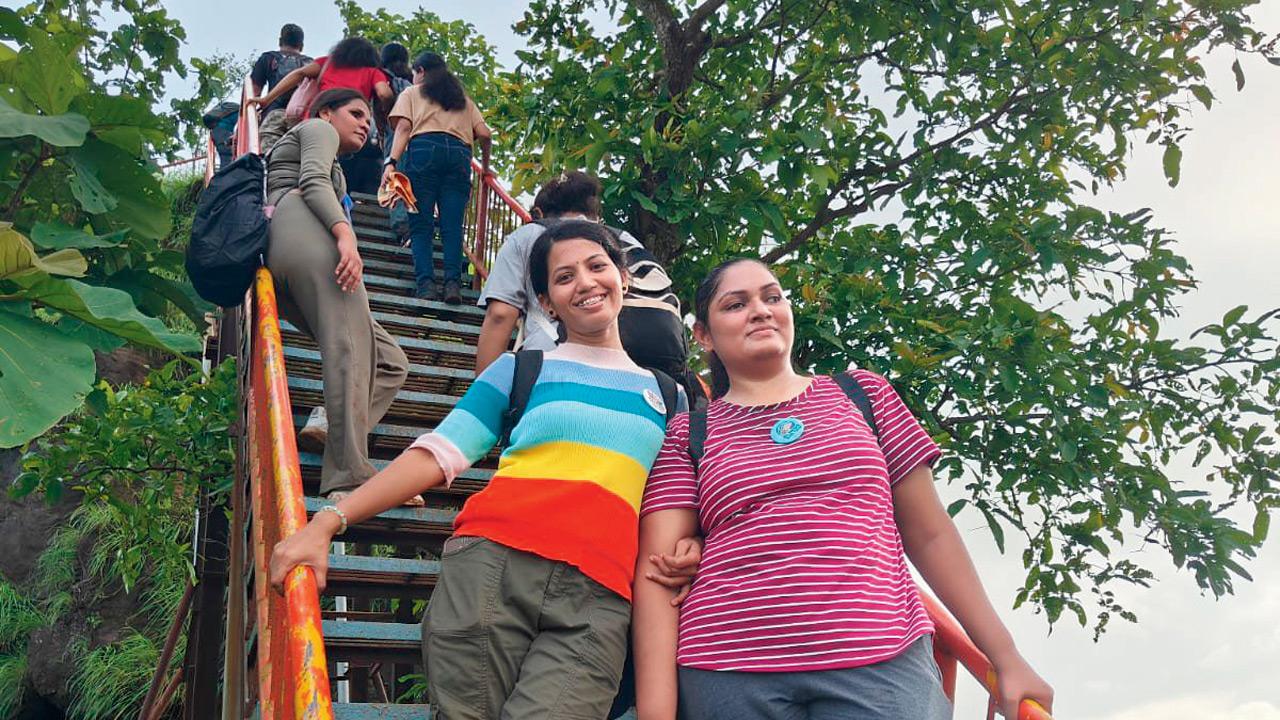 Alfiya Memon (right) with her guide