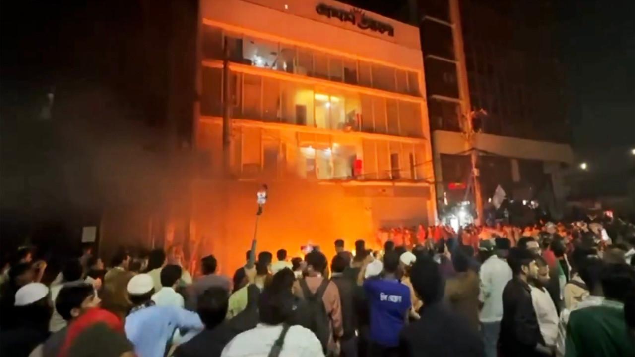 In Photos: Protests erupt in Bangladesh after activist's death