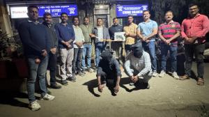 Naigaon Police nab two, seize illegal country-made pistol and live cartridges