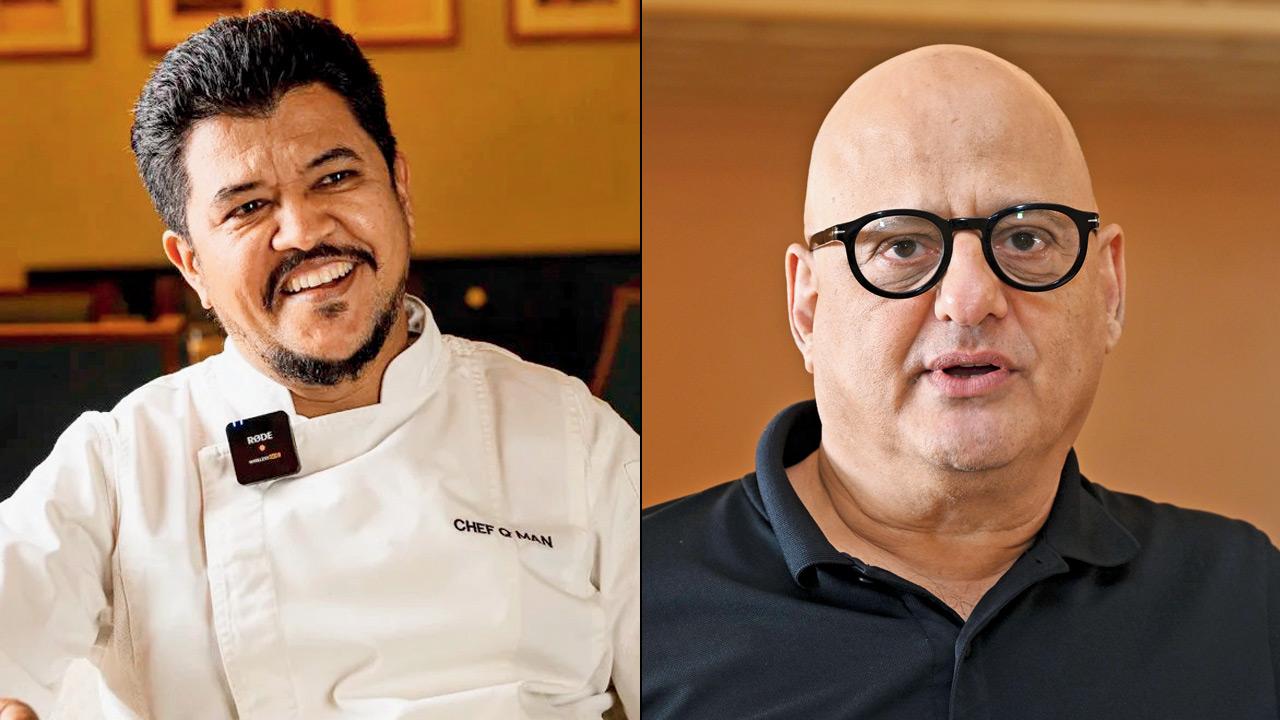 Chefs Mukhtar Qureshi and Rahul Akerkar