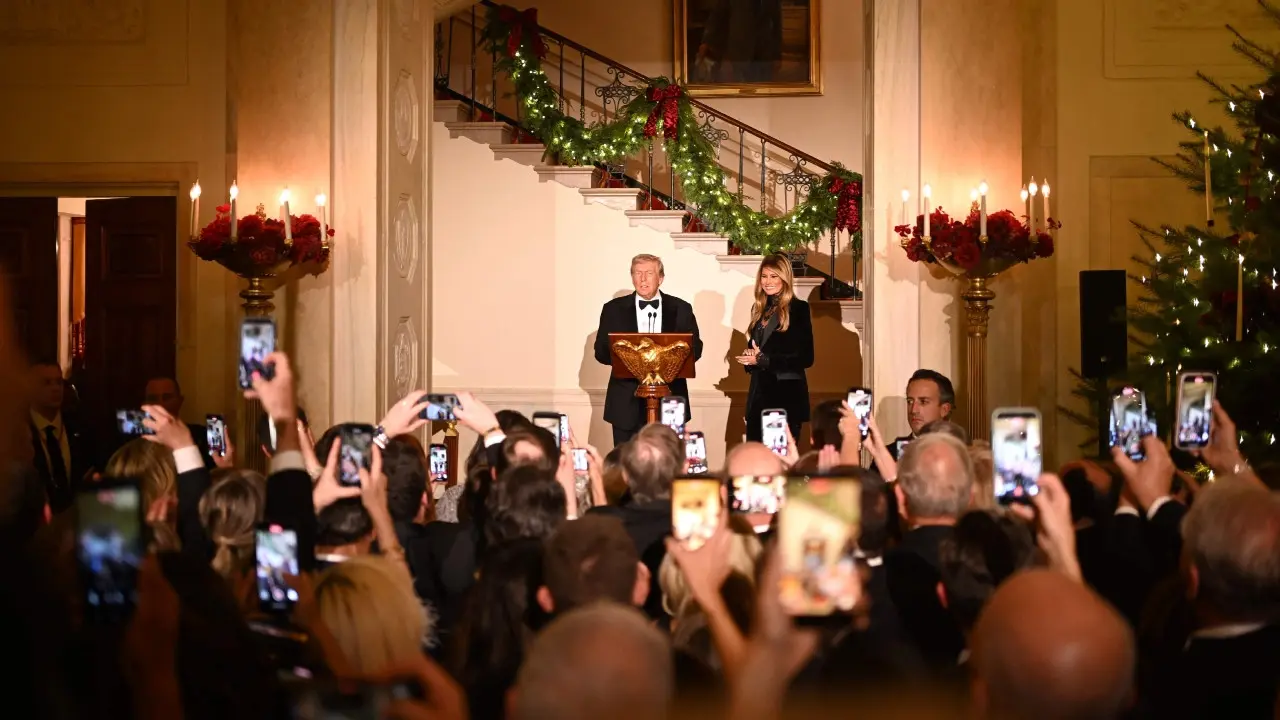 In Photos: Trump projects unity, economic gains at WH Congressional Ball