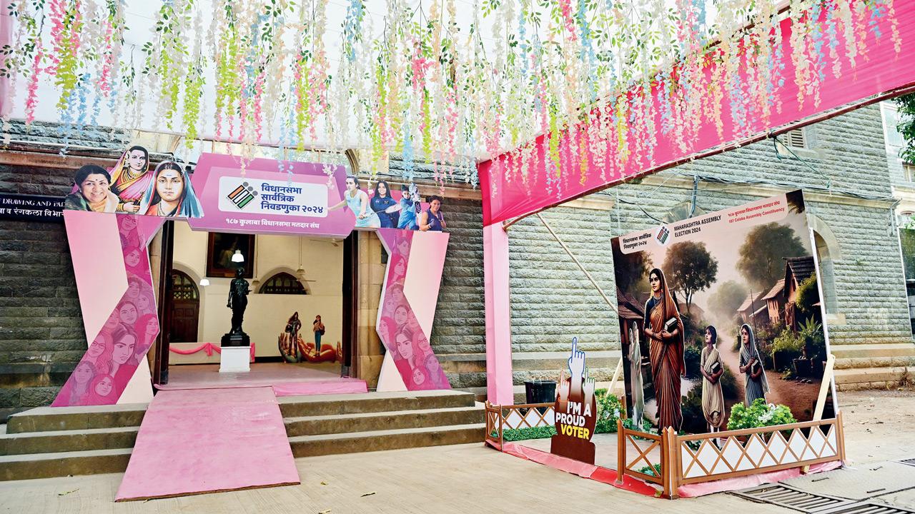 EC had set up a ‘pink booth’ at Sir JJ School of Art in 2024. FILE PIC