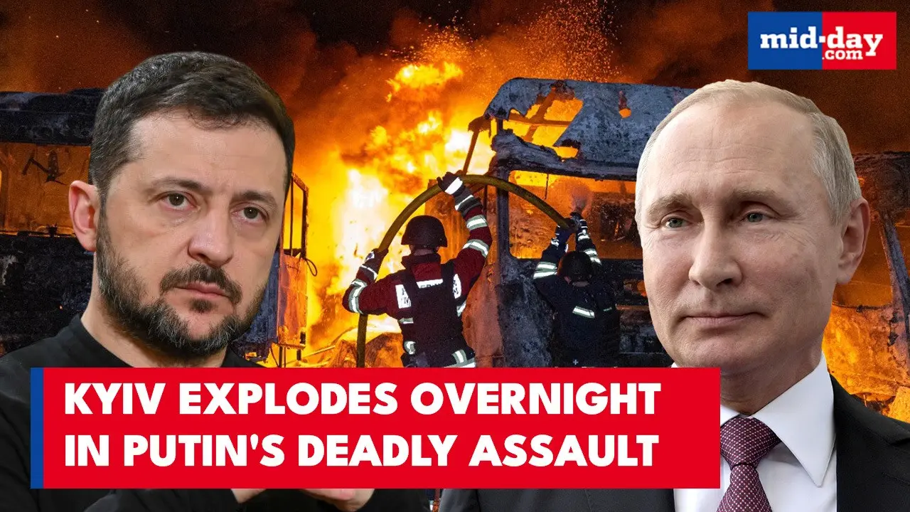 Massive explosions rock Kyiv, Ukraine’s capital hit by Russia