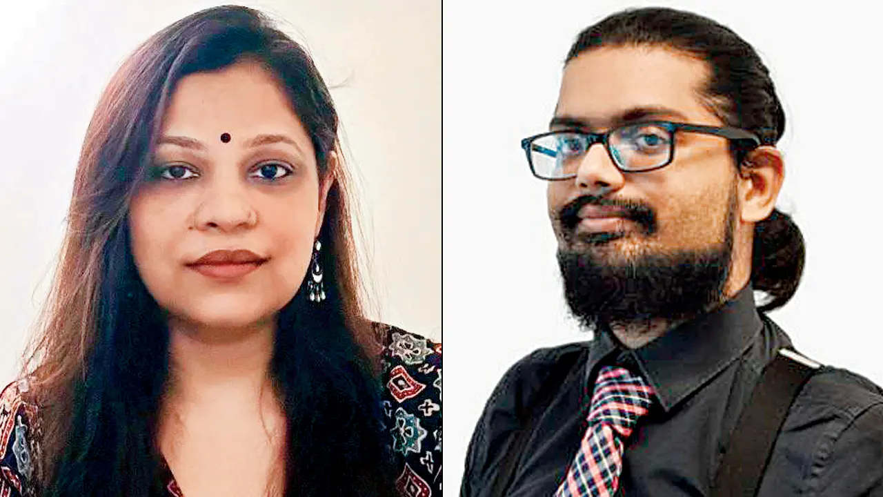 (Left) Kakul Faruqi and Parth Kalia