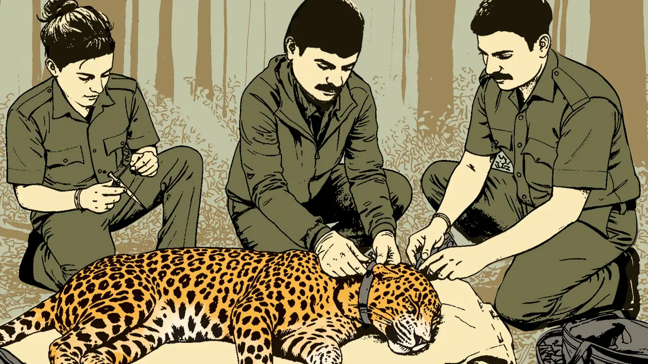 Leopard rescued from Bhayandar to be fitted with radio collar before release