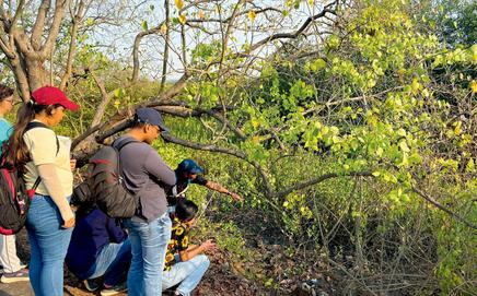 Participants at a previous walk in Gorai. PICS COURTESY/SACHIN RANE