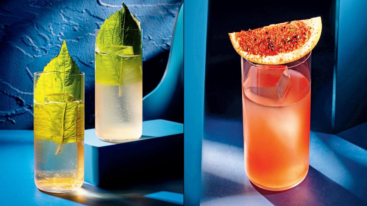 Cocktails  Shiso Sonic and Minus. PICS COURTESY/CHAIYOS