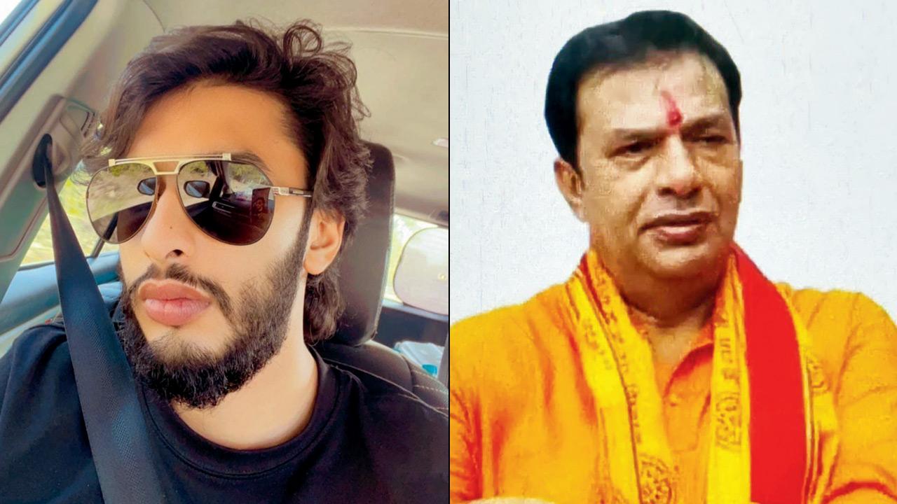 Mihir Shah, the prime accused; (right) Rajesh Shah, Mihir’s father and Shiv Sena leader. Pics/By Special Arrangement