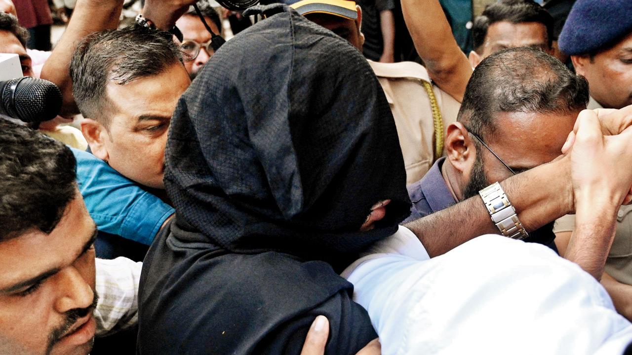 Mihir Shah is produced in the Sewri court on July 10, 2024. File pic/SAYYED SAMEER ABEDI