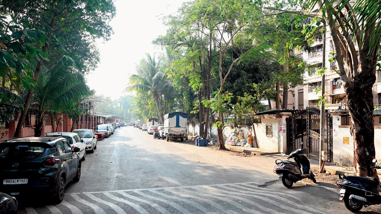 According to residents, the road leading to the society was declared a silence zone years ago