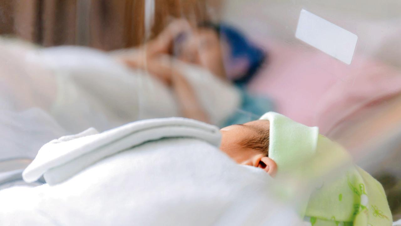 The mother and newborn are under observation at JJ Hospital. REPRESENTATION PIC/ISTOCK