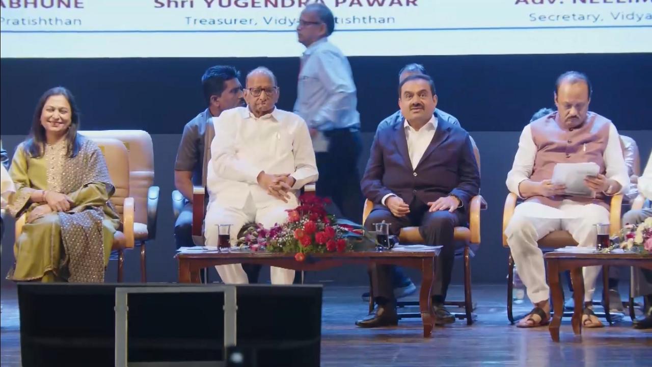 Gautam Adani's journey is inspiration to hardworking youth, says Sharad Pawar
