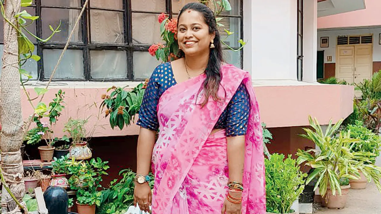 Preeti Hrishikesh Kotian, a local teacher