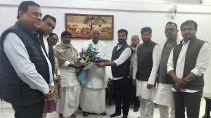 In Photos: Revanth Reddy meets Congress President Mallikarjun Kharge