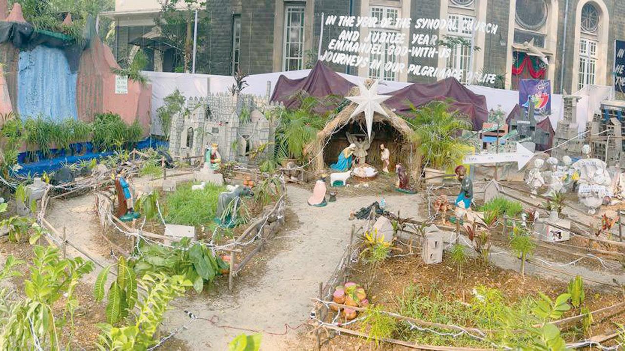 The winning crib by Sacred Heart Church from 2024. Pic courtesy/Carl Sequeira