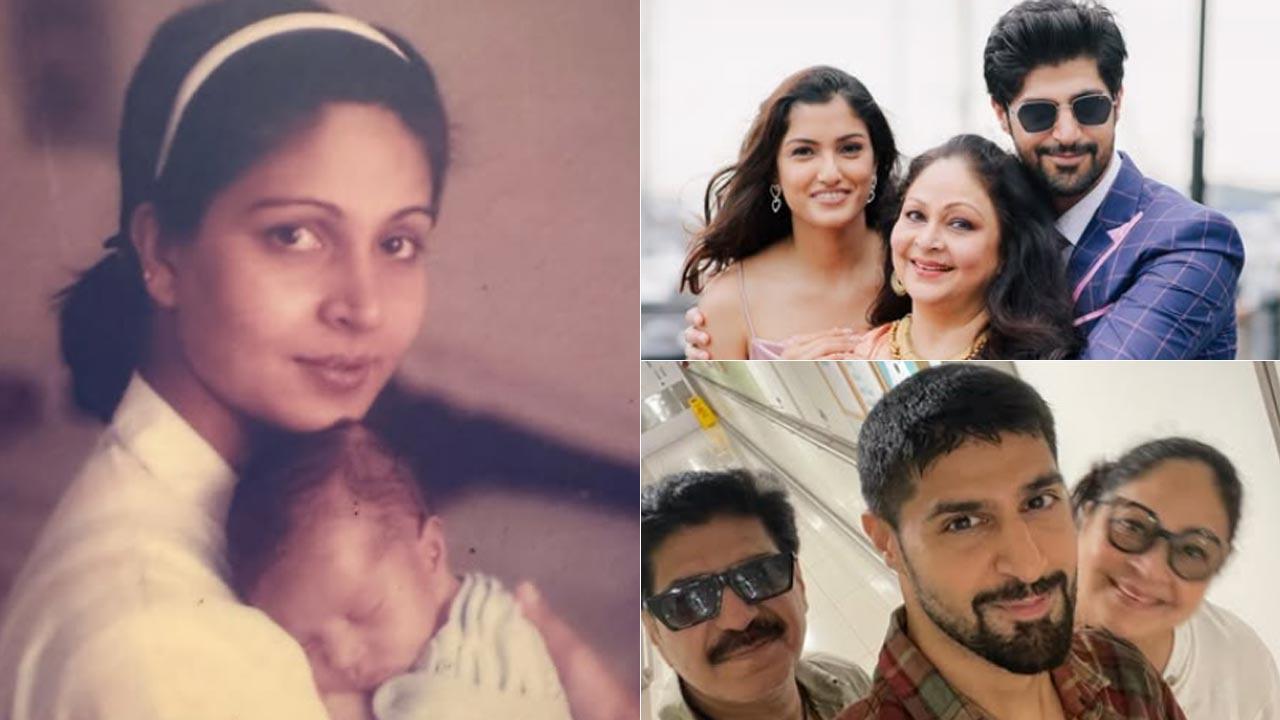 Tanuj Virwani shares rare unseen photos of mom Rati Agnihotri