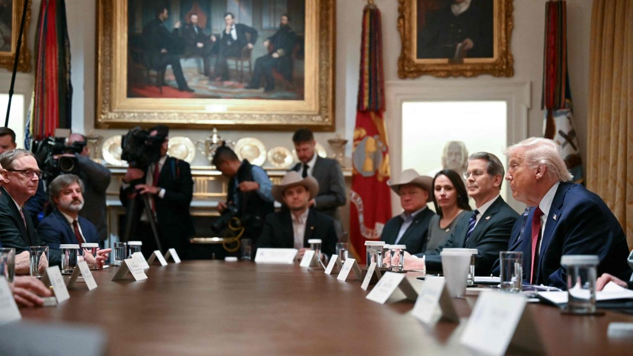 <p>Meryl Kennedy, who runs her family`s agribusiness Kennedy Rice Mill in Louisiana, told Trump that rice producers in the southern part of the country are "really struggling` and that other nations are "dumping" rice into the US</p>