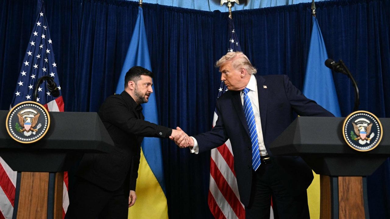 <p>Volodymyr Zelenskyy wrote on X that the US-Ukraine teams would meet &ldquo;as early as next week to finalise all discussed matters&rdquo; and Trump will hold a meeting with Ukrainian and European leaders in Washington next month.</p>